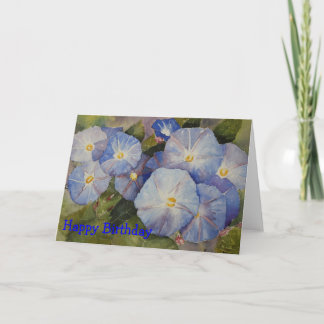 Cartão GREETING CARD - Morning Glory Watercolour