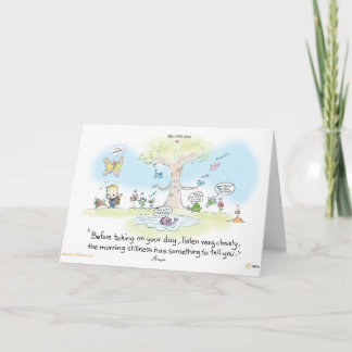 Cartão Greeting Card Morning Stillness