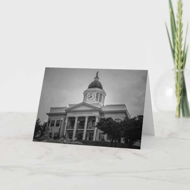 Cartão Greeting Card - North Carolina Courthouse (Frente)