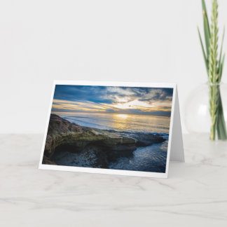 Cartão Greeting Card - Ocean Cliffs