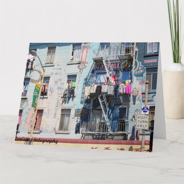 Cartão Greeting Card:  San Francisco Chinatown (Frente)