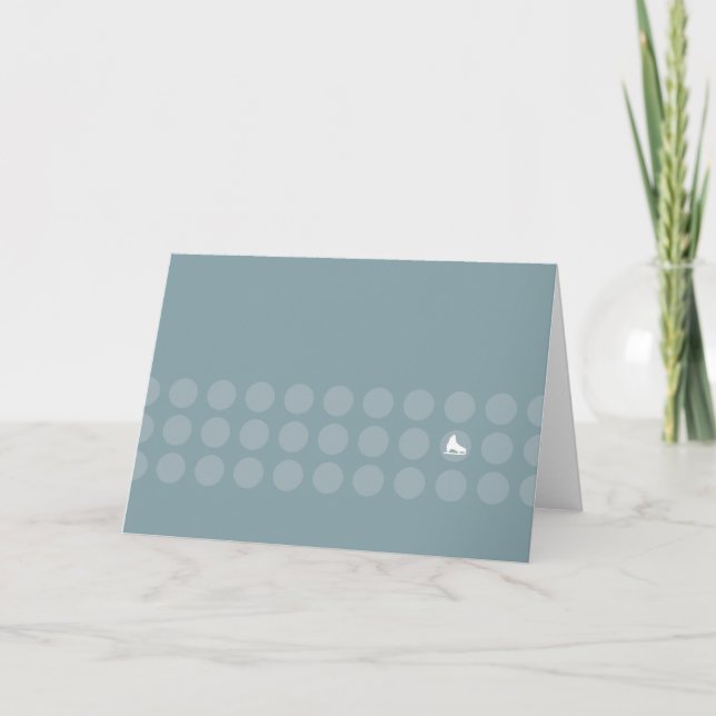 Cartão Greeting Card - Skate and Dots (Frente)