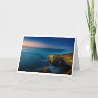 Cartão Greeting Card - Sunset at the Arch
