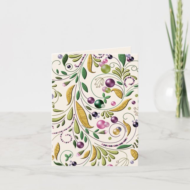 Cartão Greeting Card - Tuscan Circle (Frente)