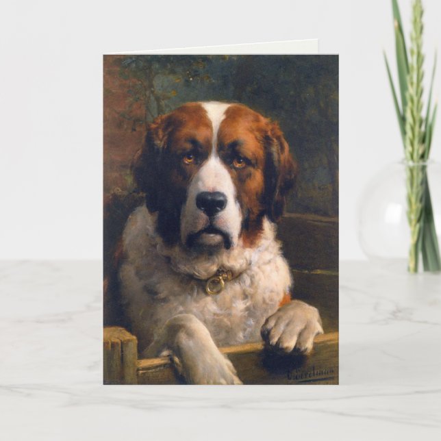 Cartão Greeting Card With Otto Eerelman Painting (Frente)