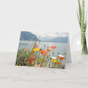 Cartão Greeting Card with Switzerland Scene - Blank