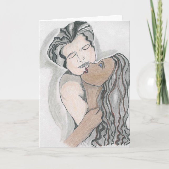 Cartão Greeting Cards, Interracial, Multicultural (Frente)