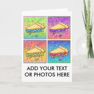 Cartão GREETING CARDS - Pop Art Piece of Pie