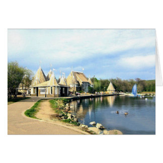 CARTÃO GREETING: Lake Harriet, Mpls., MN_Card