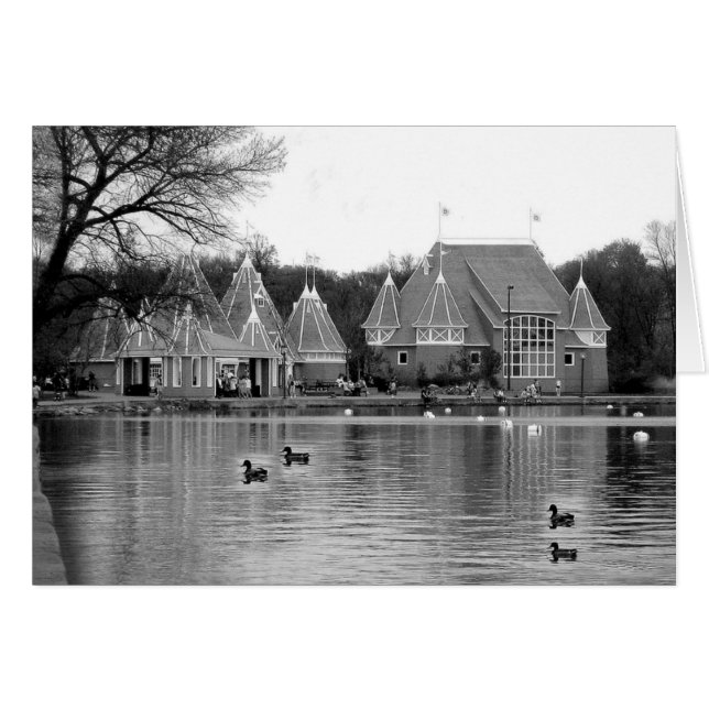 CARTÃO GREETING: Lake Harriet Parkway, Mpls, MN_ (Frente Horizontal)