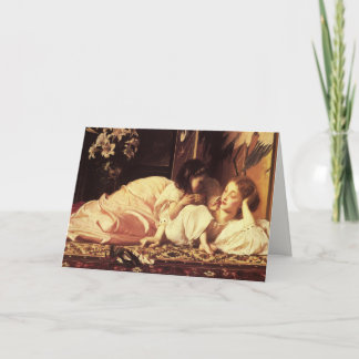 Cartão Greetingcard With Lord Frederick Leighton Painting