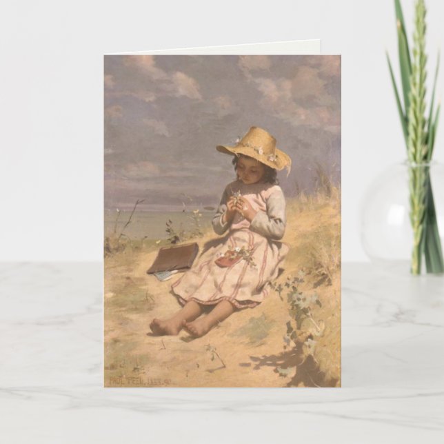 Cartão Greetingcard With Paul Peel Painting (Frente)