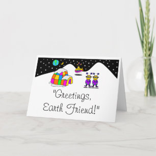 CARTÃO GREETINGS, AMIGO DA TERRA!