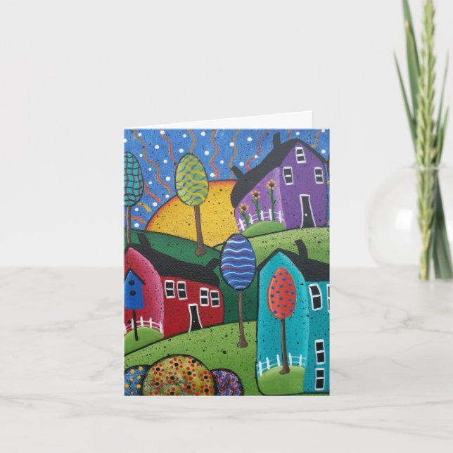 Cartão Greetings Card - We Have Moved (Frente)
