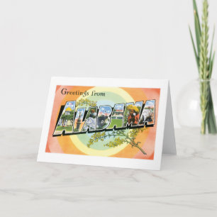 Cartão Greetings from Alabama