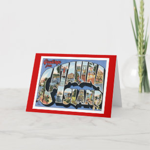 Cartão Greetings From Catalina Island California