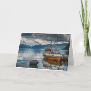 Cartão greetings from norway