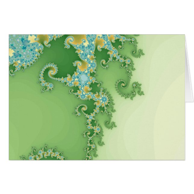 Cartão Grelha - Fractal (Frente Horizontal)