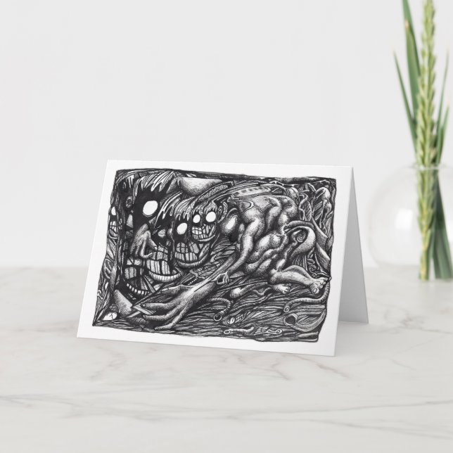 Cartão Grendel Mãe Dream, por Brian Benson (Frente)