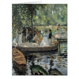 Cartão Grenouillere Renoir Impressionista Pintura