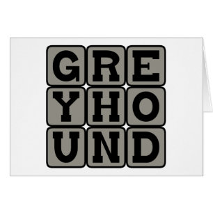 Cartão Greyhound, Cachorro Corrente