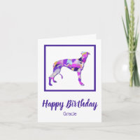 Greyhound / Cachorro Lurcher Silhout PPY&B Anivers