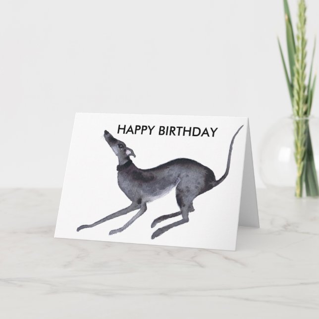 CARTÃO GREYHOUND HAPPY BIRTHDAY (Frente)