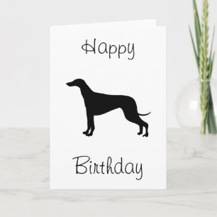 Cartão Greyhound Happy Birthday