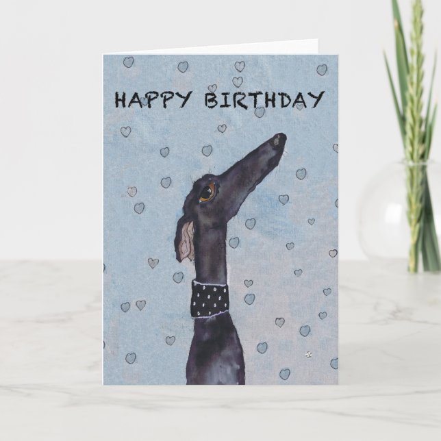 Cartão GREYHOUND happy birthday (Frente)