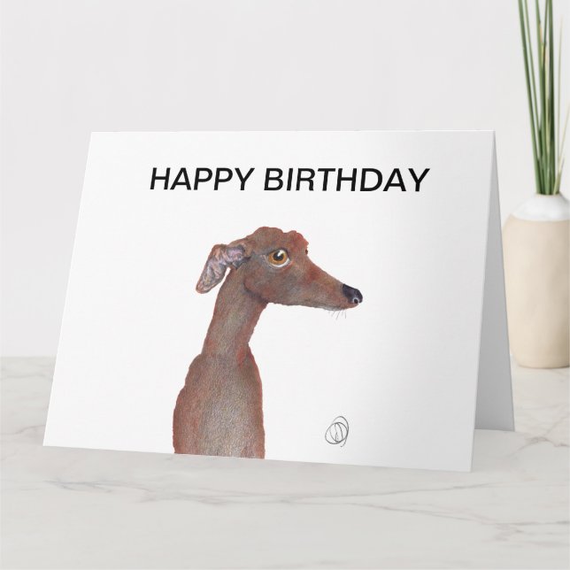 CARTÃO GREYHOUND HAPPY BIRTHDAY (Frente)