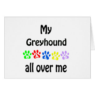 Cartão Greyhound Walks Design