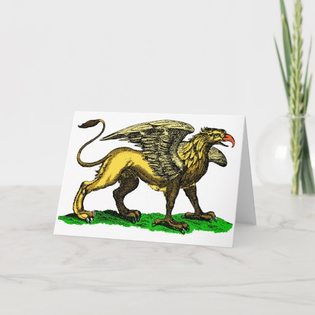 Cartão Griffin Greeting Card (Frente)