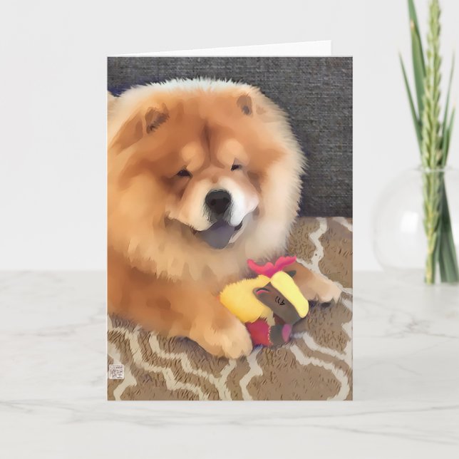 Cartão GRIFFIN heARTdog chow (Frente)
