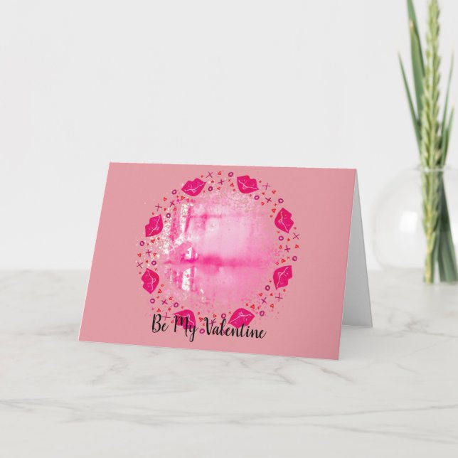 Cartão Grinalda de Foto Querida (Frente)