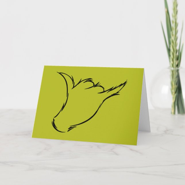 Cartão Grinch | Camiseta da Máquina Má (Frente)