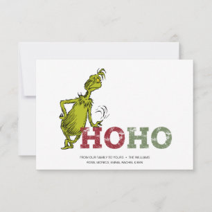 Cartão Grinch Ho Ho Ho