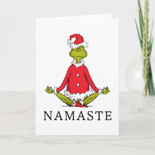 Cartão Grinch   Namaste Papai Noel