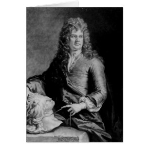 Cartão Grinling Gibbons, gravado por J. Smith