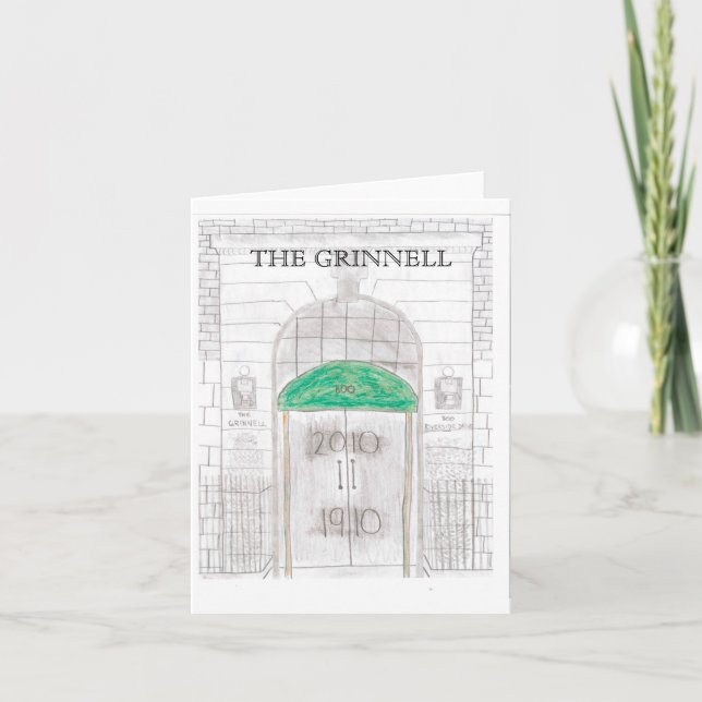 Cartão GRINNELL Centennial notecards (Frente)