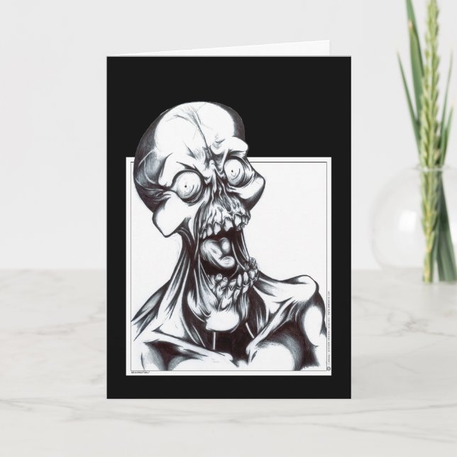 Cartão Grinning Ghoul (Frente)