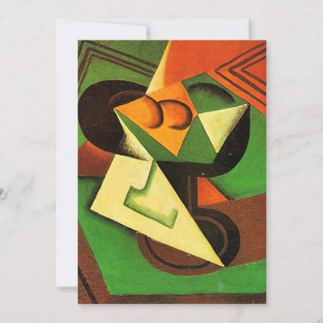 Cartão Gris - Fruta Bowl e Fruta (Frente)