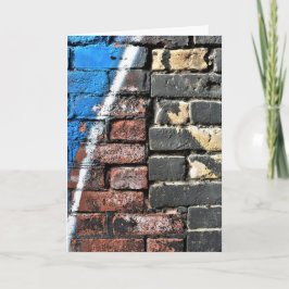 Cartão Grity 2 Tone Grafite Art Brick Wall