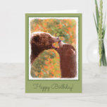 Cartão Grizzly Bear Mom and Cub Painting - Wildlife Art<br><div class="desc">Grizzly Bear Mother and Cub portrait, original painting. We specialize in cute and funny original art. Buy this for yourself or as a great gift for your Grizzly Bear loving friends. Be creative - click on CUSTOMIZE to add/remove/change text, resize the picture, change colors or anything else the customization tool...</div>