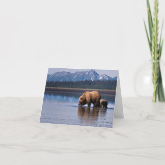 Cartão Grizzly Bear Notecard