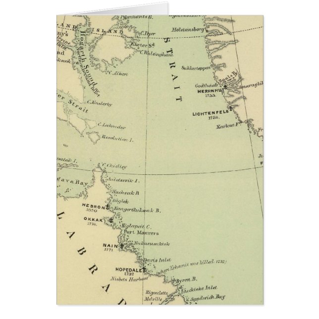 Cartão Gronelândia, Labrador (Frente)