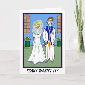 Cartão GROOM AND PEED PANTS wedding card