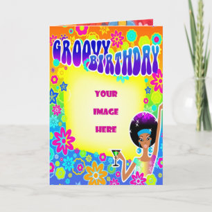 Cartão Groovy Birthday
