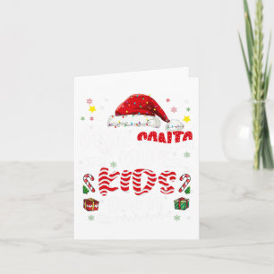 Cartão Groovy Caros Papais noeis Meus Filhos Fizeram No N