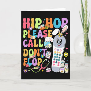 Cartão Groovy Hip Hop Por Favor Ligue Não Decepte Cna Pct