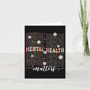 Cartão Groovy Mental Health S Brain Ilness Mon